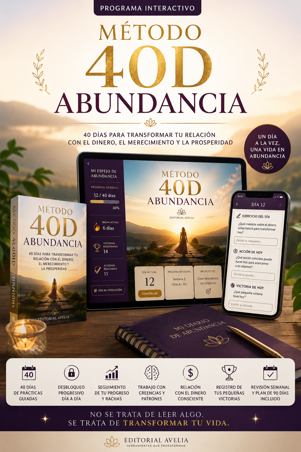 💰Método 40D Abundancia 💰TRANSFORMA VIDA Y TU RELACIÓN CON EL DINERO