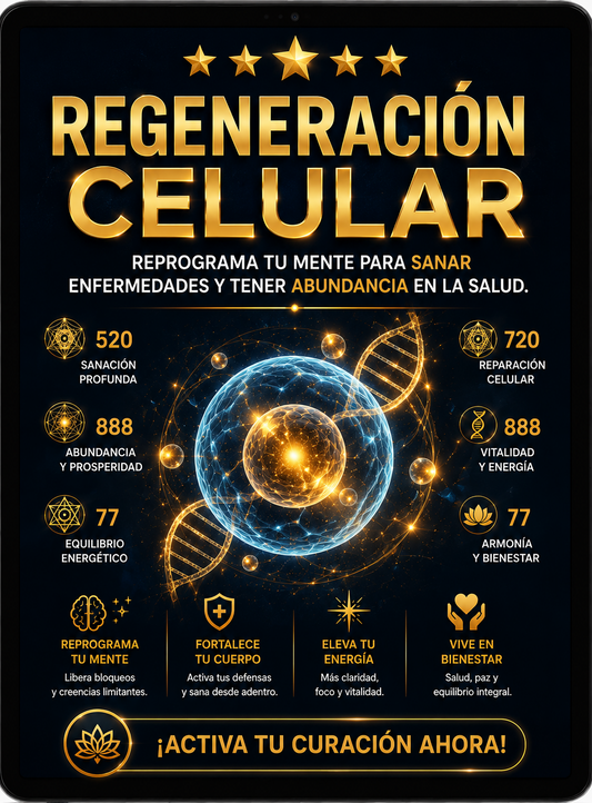 ⭐ Regeneración Celular: Reprograma tu mente para sanar enfermedades y tener abundancia en la salud.